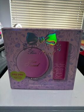 Too Faced Pink Blush & Lip Gloss Duo